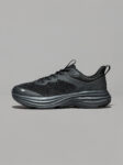black with white sole